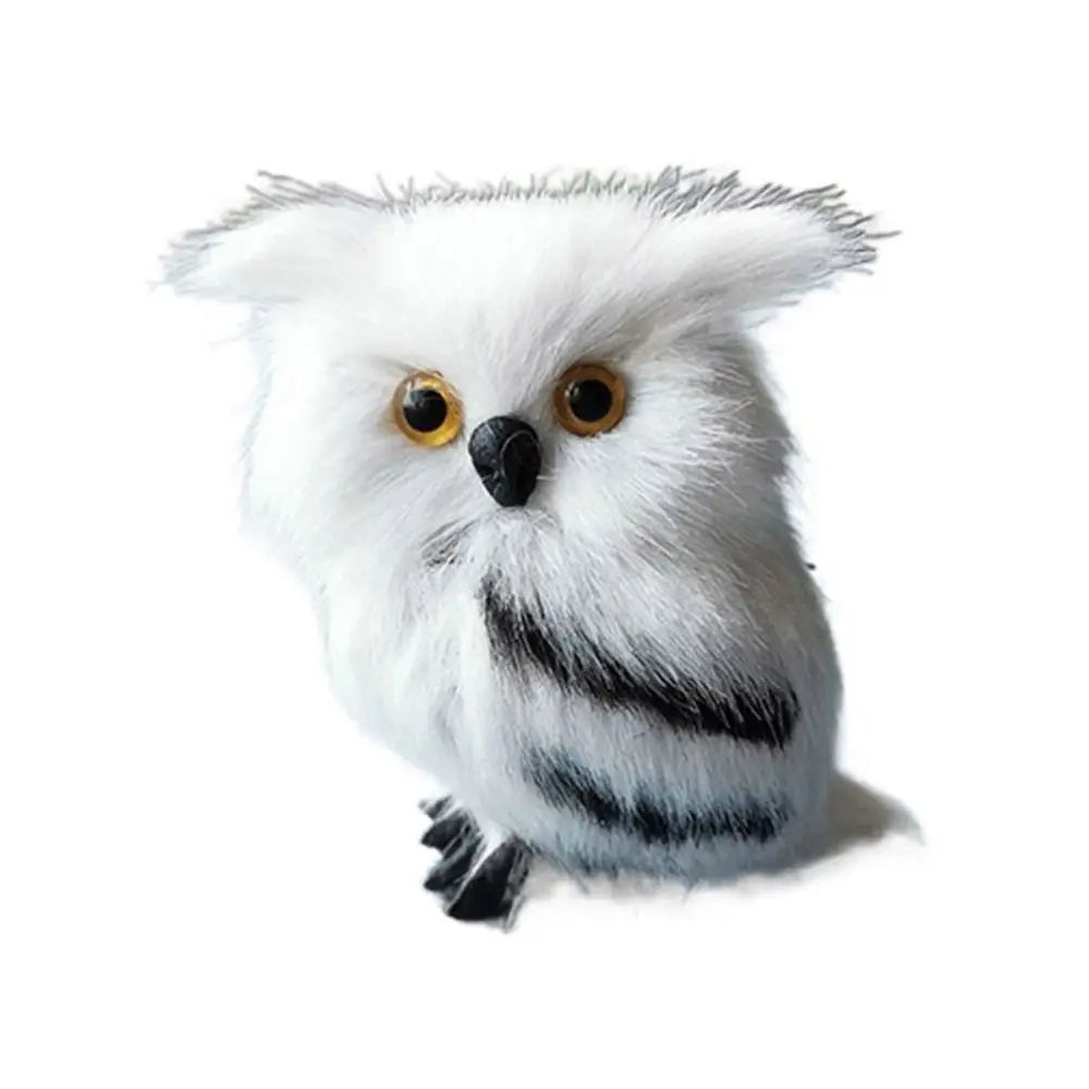 Grey & White Artificial Foam Owl Figurine – Home & Garden Decor Decorative Figurine Richie's 4
