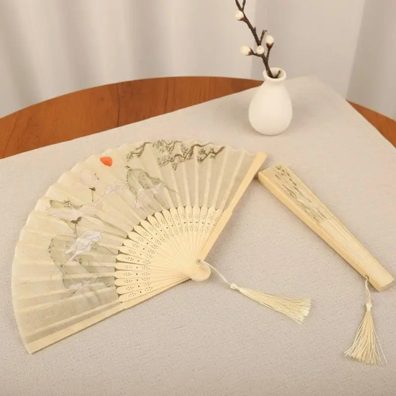 Chinese Foldable Hand Fan – Wedding & Costume Prop Foldable Hand Fan Richie's
