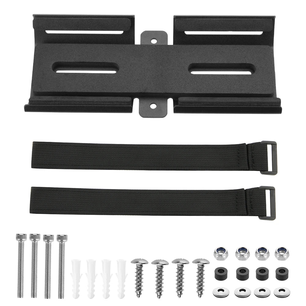 Metal Speaker Mount Holder Adjustable Strap for JBL Charge & Flip Speaker Mount Holder Richie's black