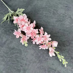 Large Silk Artificial Delphinium Flowers – 2-Fork DIY Bouquet Artificial Silk Flowers Richie's Pink