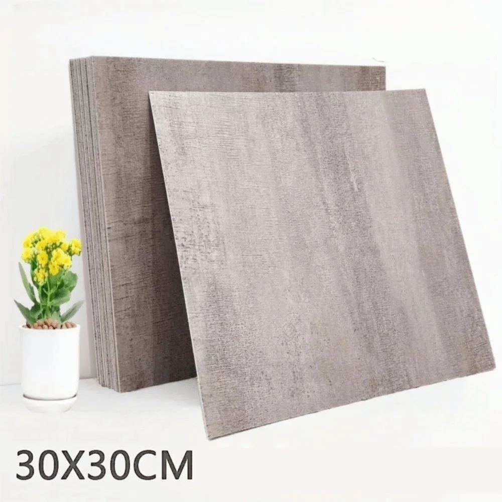 Self-Adhesive PVC Floor Tile 30x30cm Waterproof Marble Texture Peel & Stick Tile Richie's Style 11