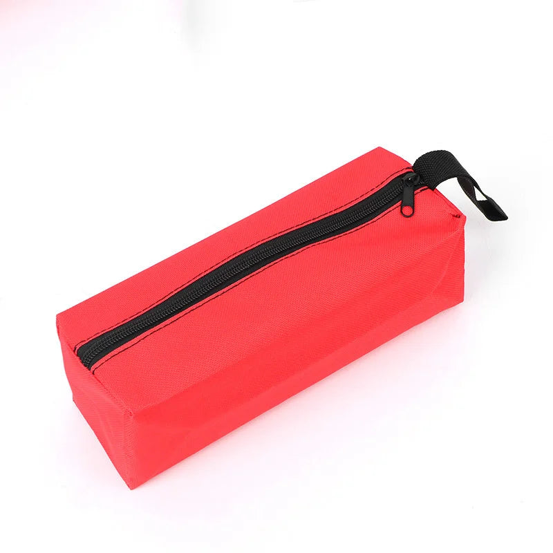 Small Oxford Cloth Tool Bag – Mini Lightweight Hardware Organizer Tool Storage Bag Richie's red