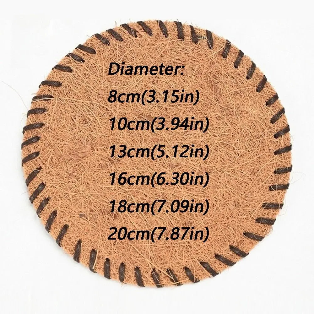 Round Braided Bristle Placemat – Heat Resistant Non-Slip Table Mat Table Placemat Richie's