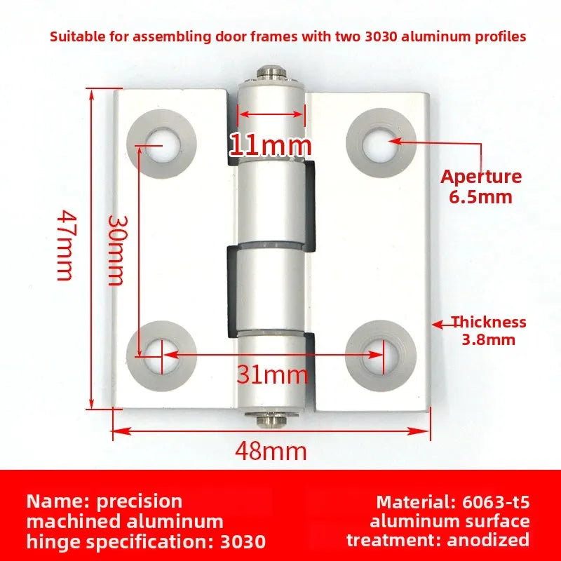 Aluminum Gun Stock Hinges 2020/3030/4040/5050 – Doors & Cabinets