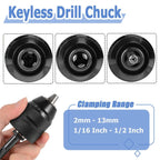 2–13mm Keyless Drill Chuck SDS Plus Adapter 1/2-20UNF Keyless Drill Chuck Richie's
