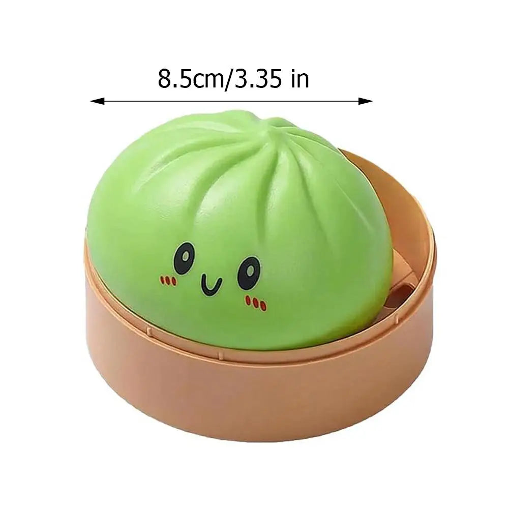 Glitter Dumpling Squishy Sensory Fidget Toy with Steamer Box Squishy Fidget Toy Richie's