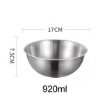 Stainless Steel Mixing Bowl Set with Scale | Kitchen Essentials Mixing Bowl Set Richie's