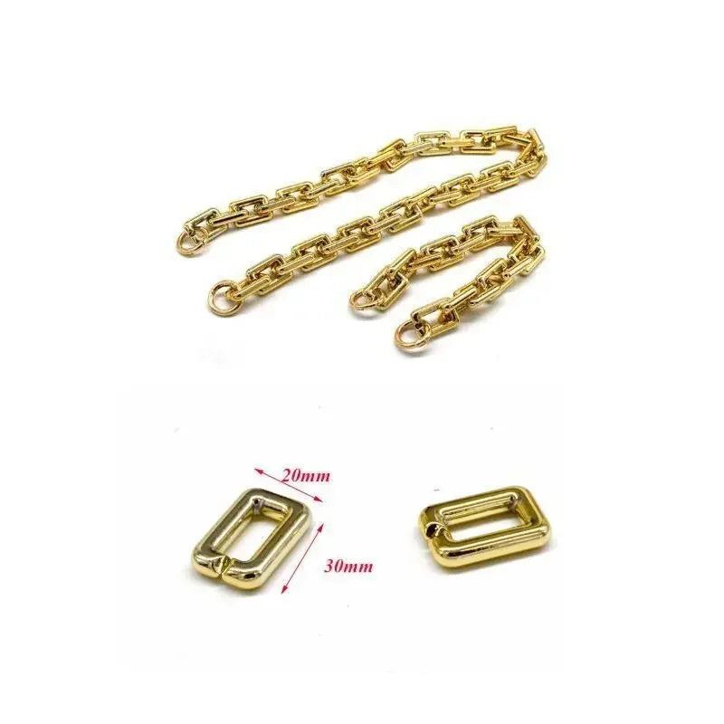Silver Gold Acrylic Purse Chain Strap – DIY Handbag Replacement Purse Chain Strap Richie's