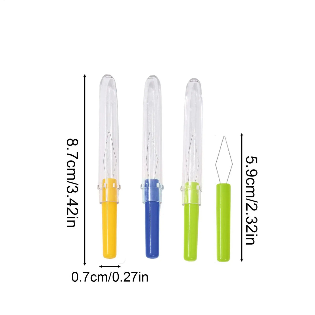 3-Pack Automatic Needle Threader with Cover | Sewing Tool Needle Threader Richie's