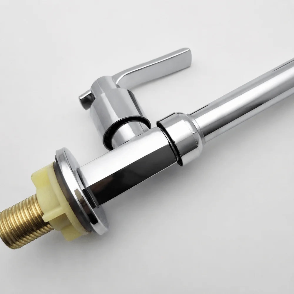Zinc Alloy Single Cold Water Faucet | 360° Swivel Sink Tap Kitchen Sink Faucet Richie's