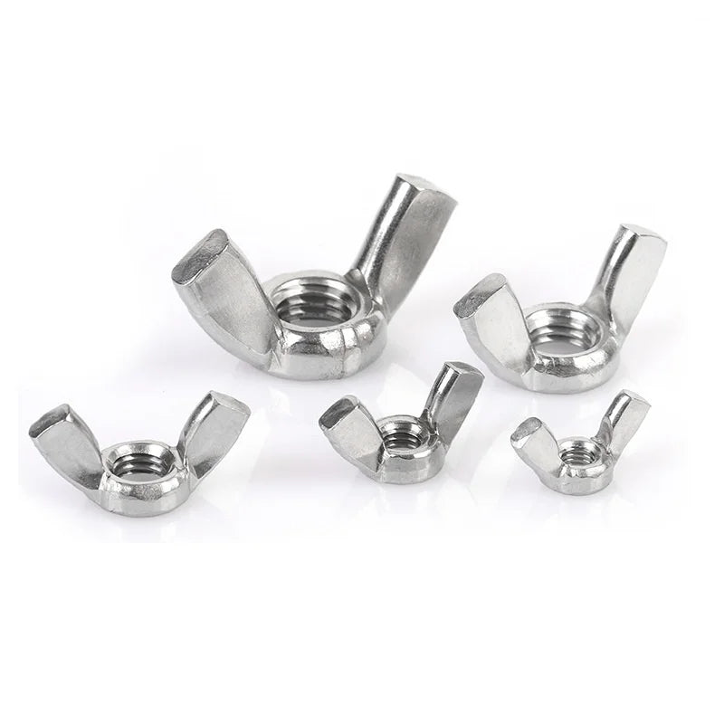 304 Stainless Steel Butterfly Wing Nuts M3–M12 | 2, 5 & 10 Pack Wing Nuts Richie's