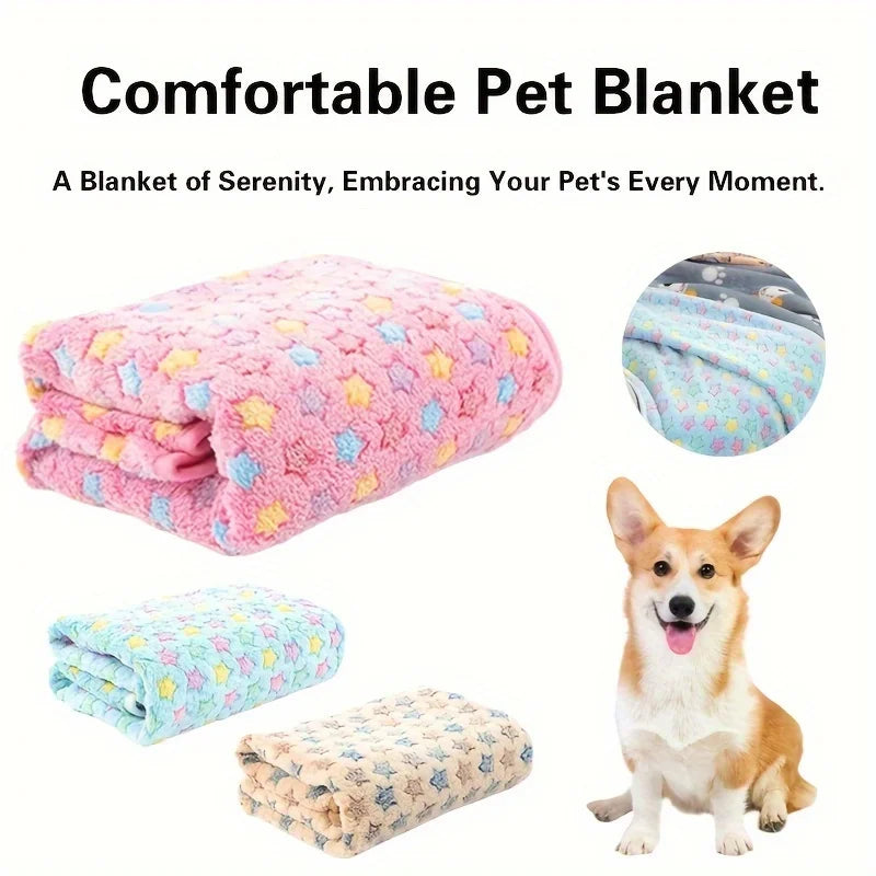 Polyester Pet Fleece Blanket for Dogs & Cats – 1/3 Pack Pet Fleece Blanket Richie's