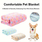 Polyester Pet Fleece Blanket for Dogs & Cats – 1/3 Pack Pet Fleece Blanket Richie's