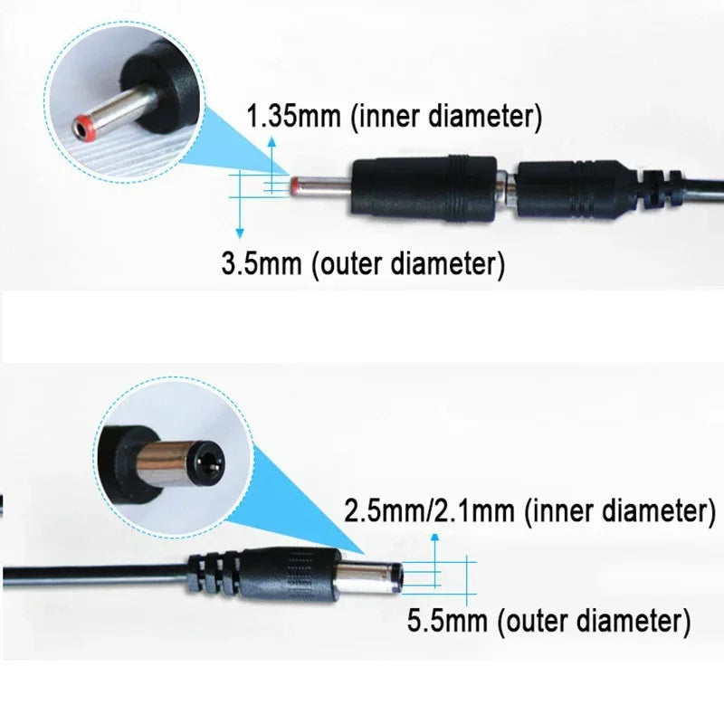 USB 5V to 9V/12V Step-Up Power Boost Converter Cable 5.5mm DC Power Boost Converter Richie's