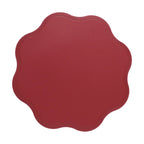 Flower Shaped PVC Placemat – Heat-Resistant & Waterproof Table Placemat Richie's Red 38-38cm