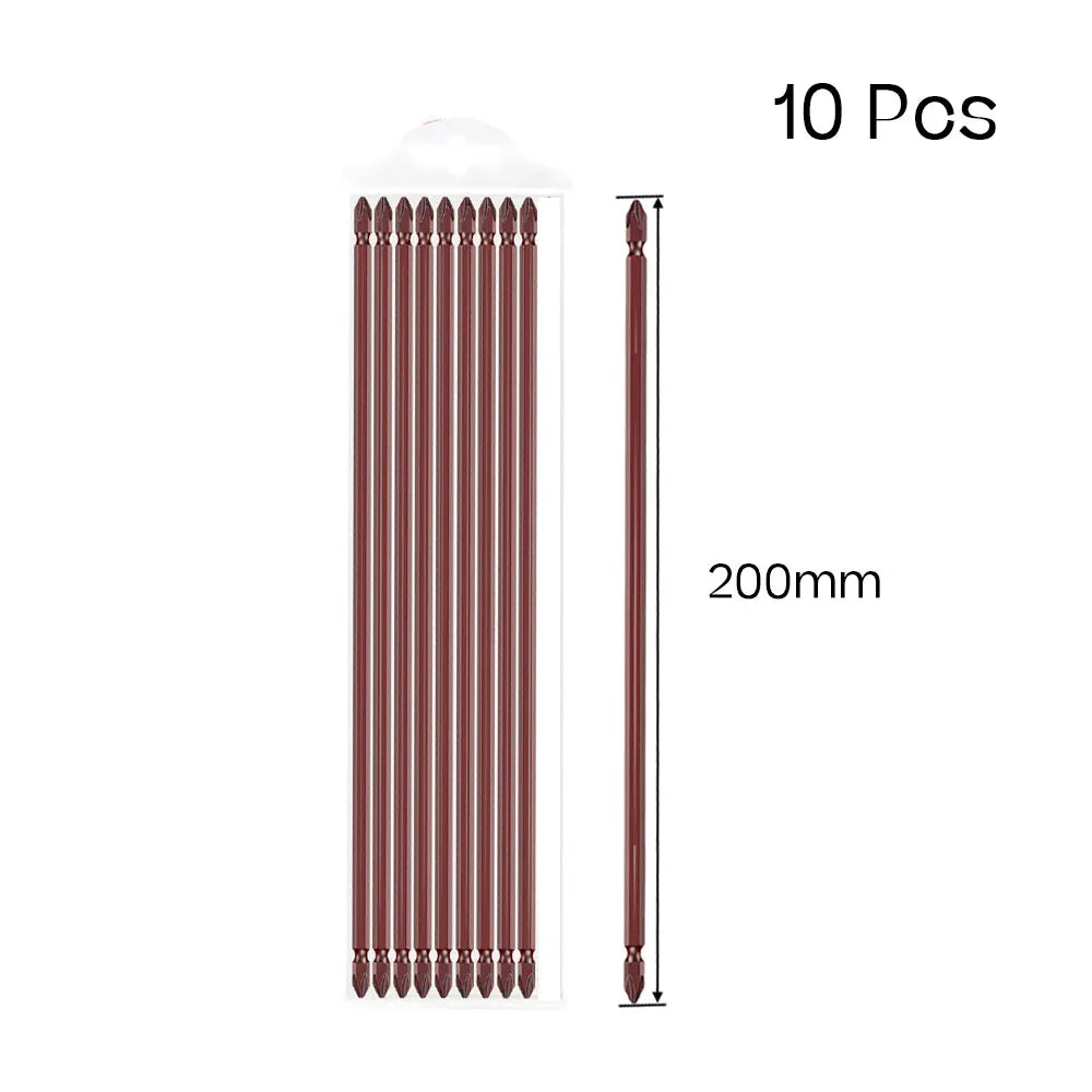 Binoax PH2 Magnetic Screwdriver Bits Set 5/10Pcs S2 Hex Shank Screwdriver Bit Set Richie's 10pcs 200mm