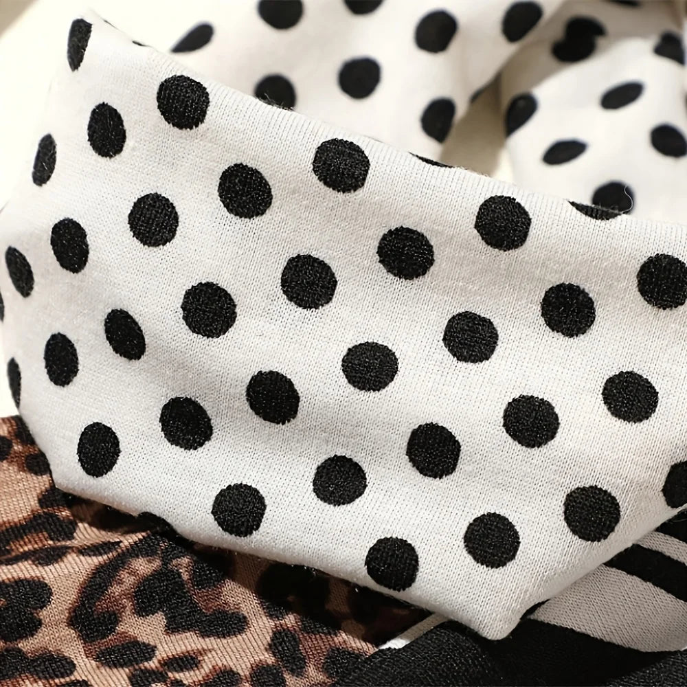 Elastic Polka Dot Yoga Headband – Fitness Sweatband for Women Elastic Headband Richie's