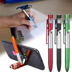 4-in-1 Ballpoint Pen with LED Light, Stylus & Phone Stand Multifunction Ballpoint Pen Richie's