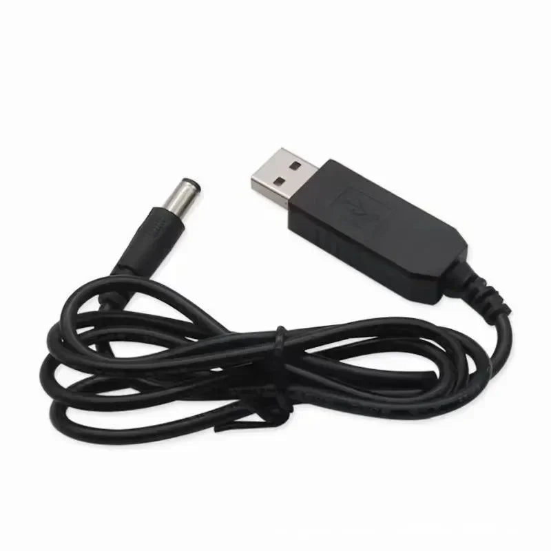 USB 5V to 9V/12V Step-Up Power Boost Converter Cable 5.5mm DC Power Boost Converter Richie's