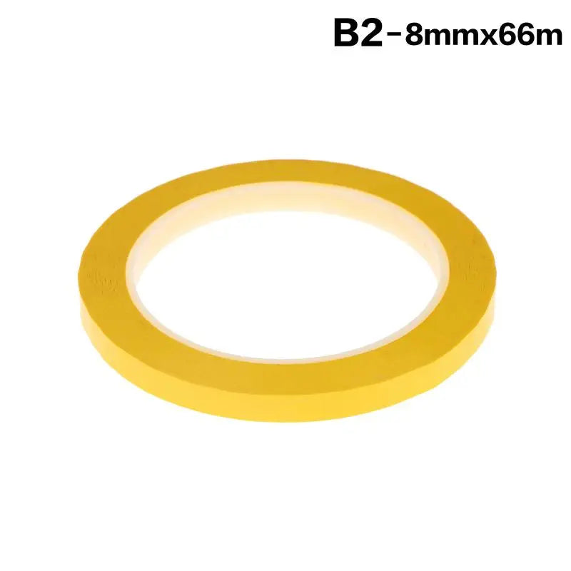 Self-Adhesive Grid Marking Tape 5/8mm 66M – PET Positioning Tape Marking Tape Richie's 8mm Dark yellow