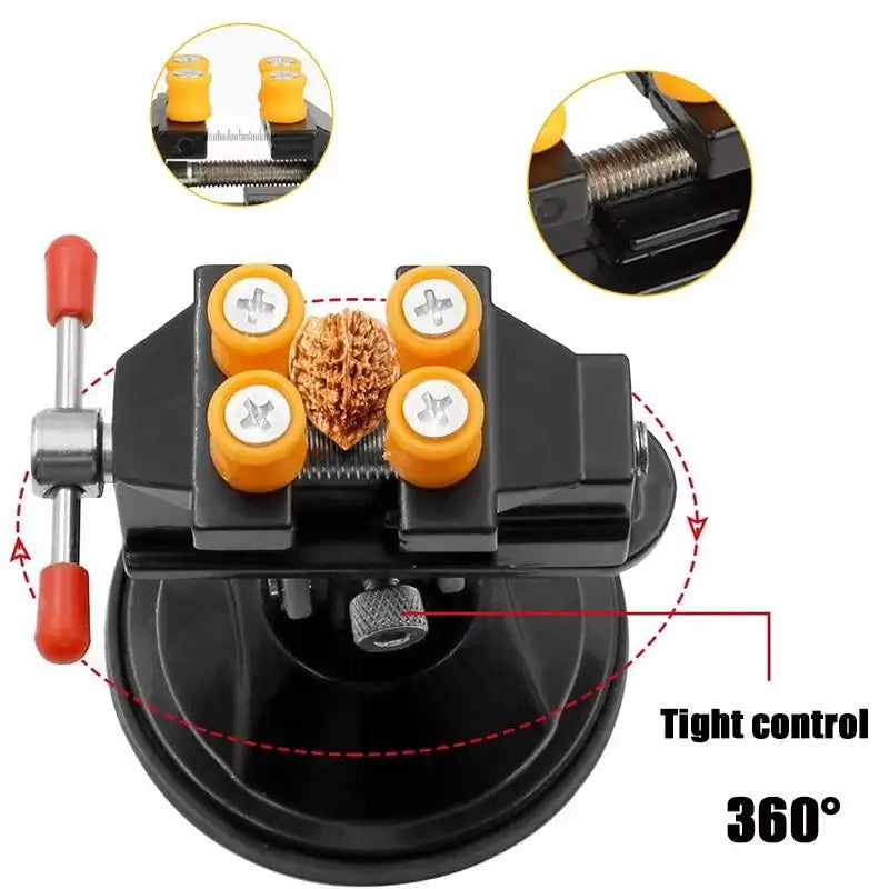 Universal Table Vise Clamp 360° Swivel Suction Base – DIY Tool Table Vise Clamp Richie's