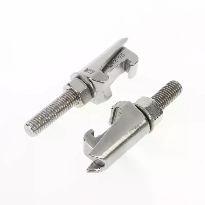 Stainless Steel Vacuum Clamp M8 M10 M12 ISO Double Claw Flange Vacuum Clamp Richie's