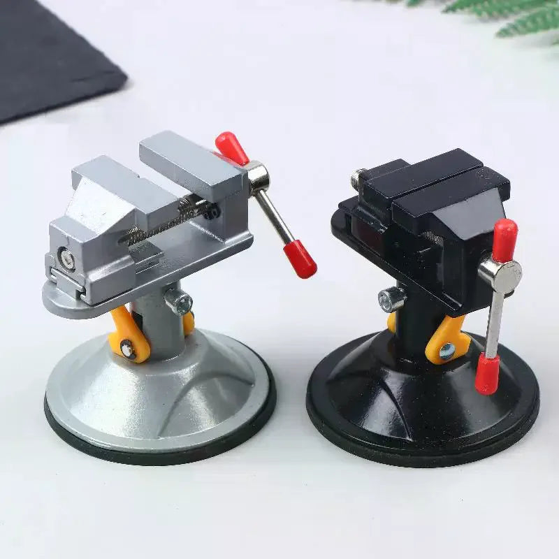 360° Rotatable Mini Bench Vise – Suction Cup Table Clamp Mini Bench Vise Richie's