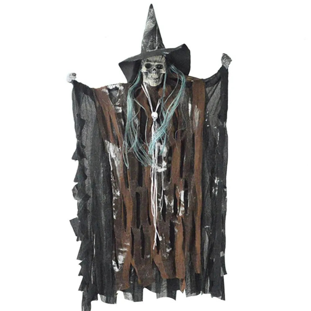 Voice-Activated Hanging Ghost Halloween Decoration Prop Halloween Prop Richie's