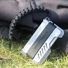Zeeker Tactical Aluminum RFID Slim Wallet – Men's EDC Card Holder Metal Slim Wallet Richie's