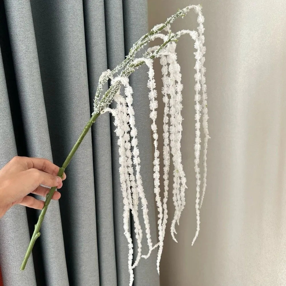 Artificial Amaranthus Caudatus Flower – 11 Spikes, 88cm Artificial Flower Richie's White