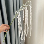 Artificial Amaranthus Caudatus Flower – 11 Spikes, 88cm Artificial Flower Richie's White