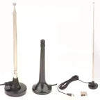 Indoor FM DAB Telescopic Antenna with 3 Adapters | Home Radio Indoor Radio Antenna Richie's