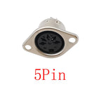 DIN 3 4 5 6 8 Pin Male Plug Female Socket Connector 2Pcs DIN Connector Richie's 5Pin-KP-2Pcs