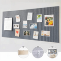 Self-Adhesive Felt Bulletin Board 40x60cm – No-Drill Wall Decor Felt Bulletin Board Richie's Grey