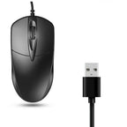 FUCHU USB Wired Optical Mouse 1200DPI 3-Button Plug & Play Wired Optical Mouse Richie's