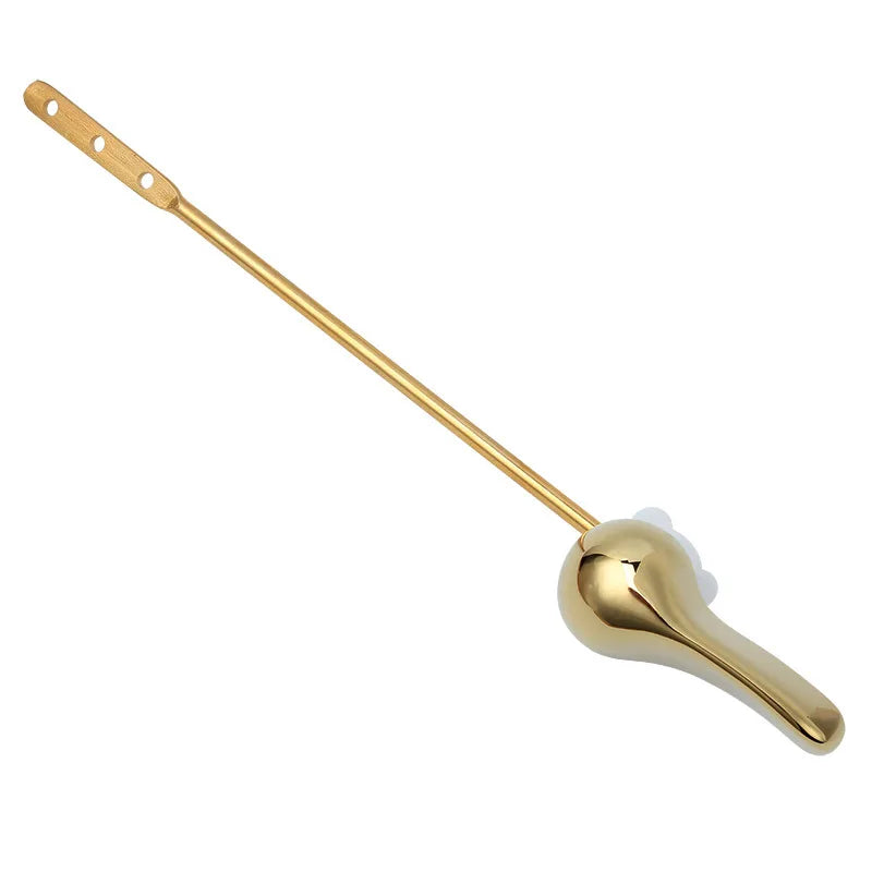 Universal Chrome Toilet Tank Flush Lever Handle Replacement Toilet Flush Lever Richie's gold