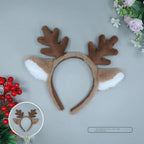 Christmas Deer Antler Faux Fur Headband – Cosplay Hair Hoop Costume Headband Richie's