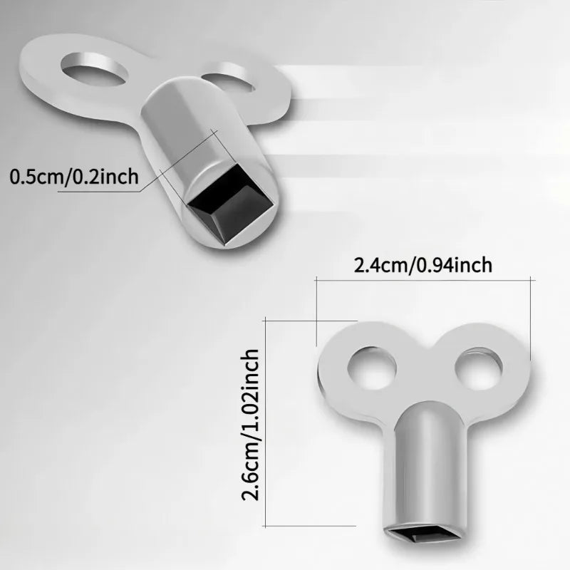 5-Pack Radiator Bleed Valve Keys – Square Ventilation Keys Radiator Bleed Key Richie's