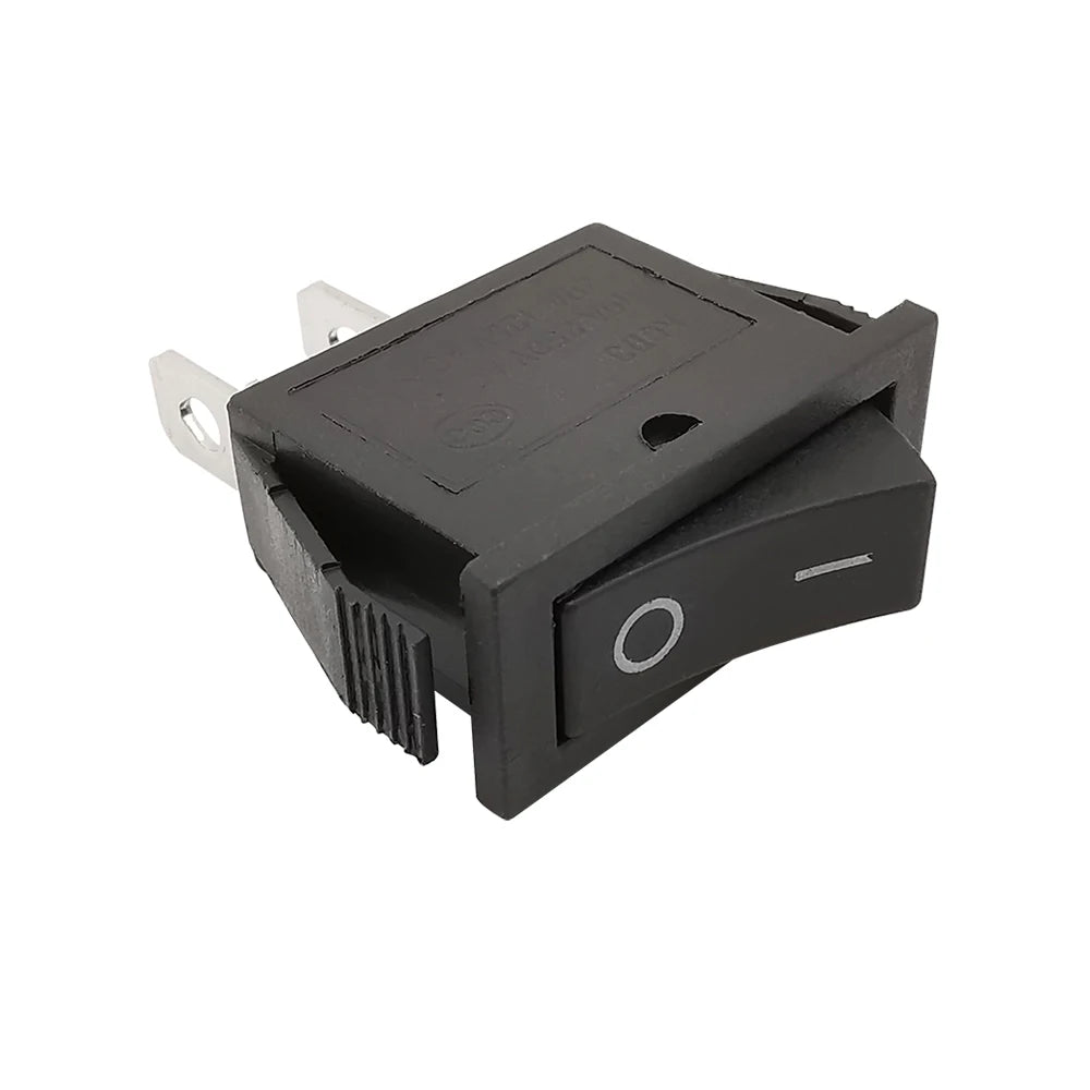 KCD3 Rocker Switch 16A/250V 20A/125V ON-OFF 2-Pin Black Rocker Switch Richie's