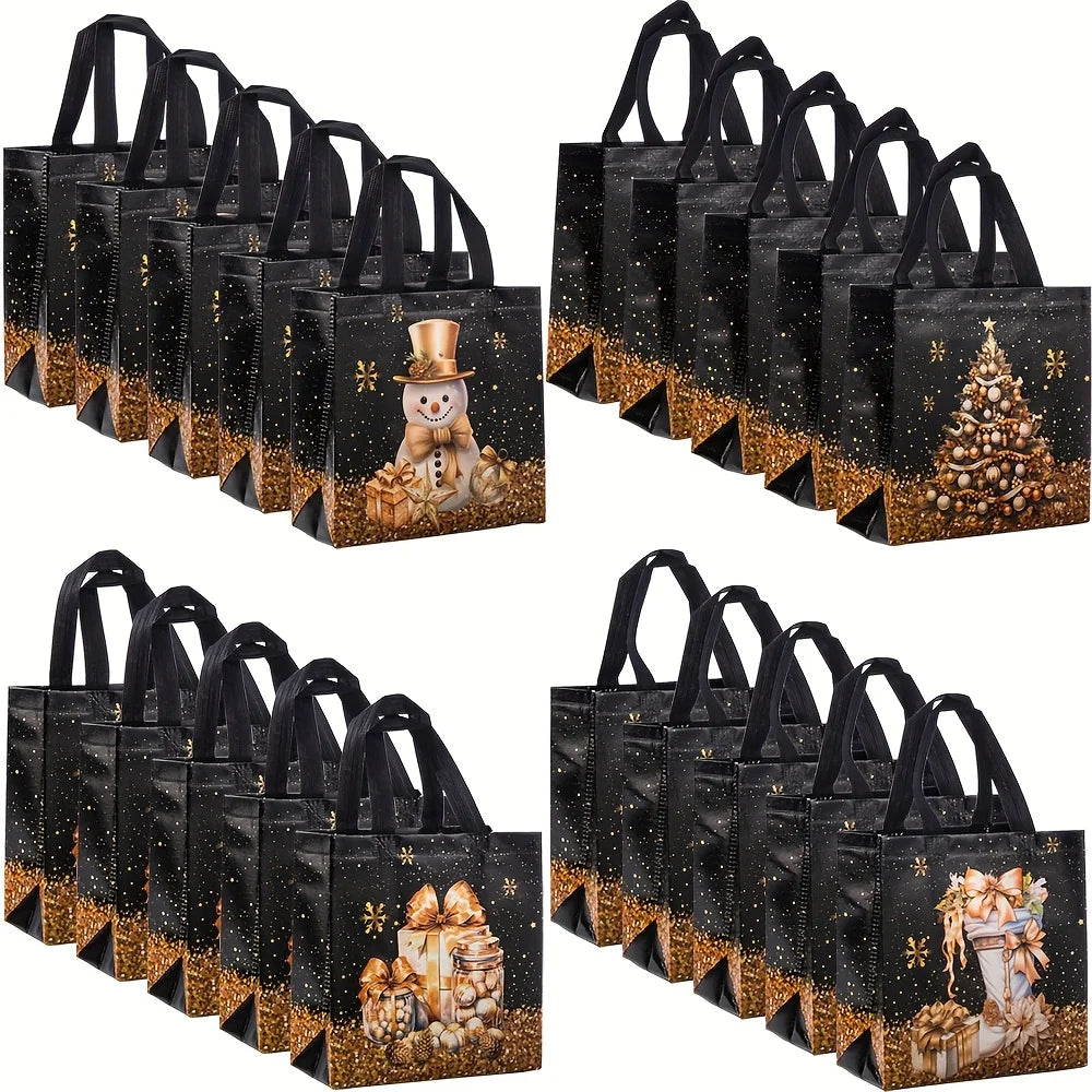Christmas Gift Bags – Snowman, Tree & Stocking Non-Woven Totes Christmas Gift Bags Richie's