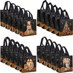Christmas Gift Bags – Snowman, Tree & Stocking Non-Woven Totes Christmas Gift Bags Richie's