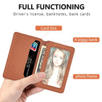 PU Leather Phone Card Holder Adhesive Wallet & Stand Phone Card Wallet Richie's