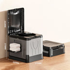 Folding Portable Toilet with Lid & Paper Holder – Camping Travel Portable Camping Toilet Richie's