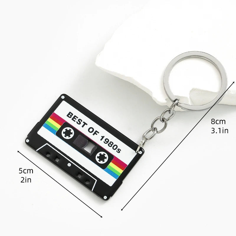 Retro Nostalgic Acrylic Keychain – Fun Gift & Bag Charm Novelty Keychain Richie's