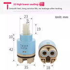Ceramic Faucet Cartridge Hot & Cold Mixer Valve Core Repair Faucet Cartridge Richie's I 35 mm spool