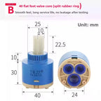 Ceramic Faucet Cartridge Hot & Cold Mixer Valve Core Repair Faucet Cartridge Richie's B 40 mm spool