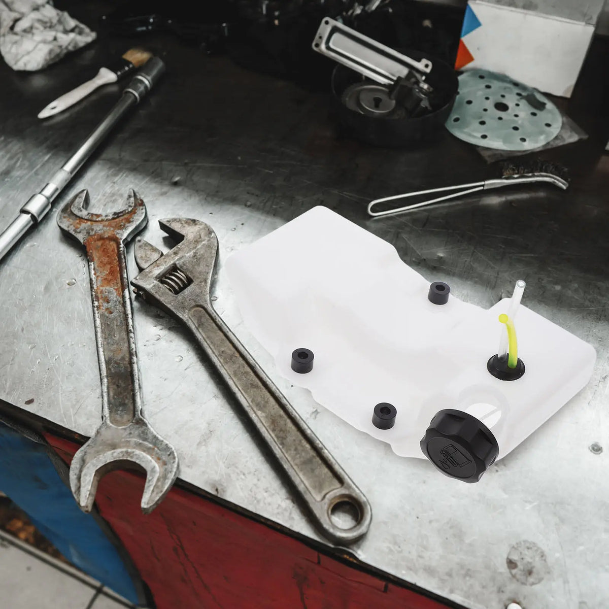 48F Earth Petrol Fuel Tank Assembly – Garden Multi-Tool Engine Part Fuel Tank Assembly Richie's