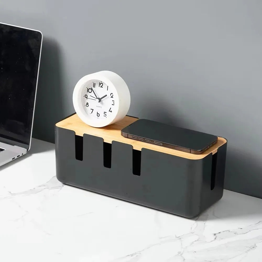 Cable Management Box Power Strip & Wire Organizer Cable Management Box Richie's