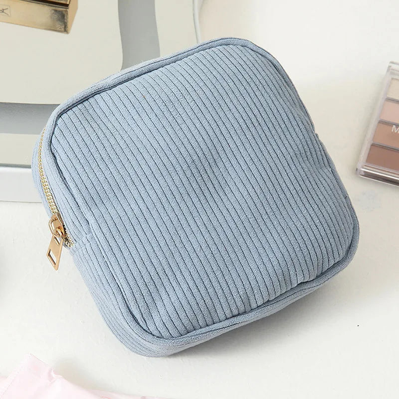 Mini Cosmetic Pouch – Lipstick & Travel Organizer Bag Cosmetic Travel Pouch Richie's blue 13x13x4cm