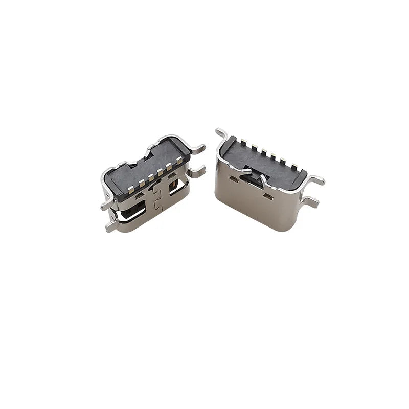 USB Type-C 6-Pin Female SMD Socket Connector 10/20 Pack USB Connector Socket Richie's